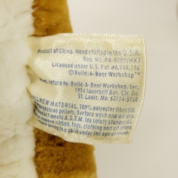 Build A Bear BAB Multicolor Beagle Hound Dog Puppy Plush Stuffed Animal Toy - Picture 8 of 9